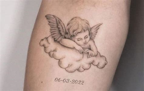 tatuajes de angelitos bebes para mujer|Tatoos angeles bebes